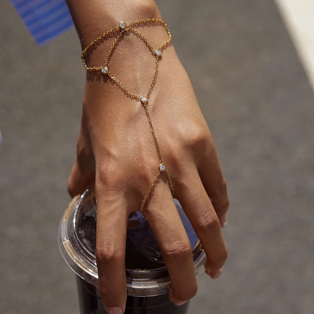 Selene Diamond Hand Chain
