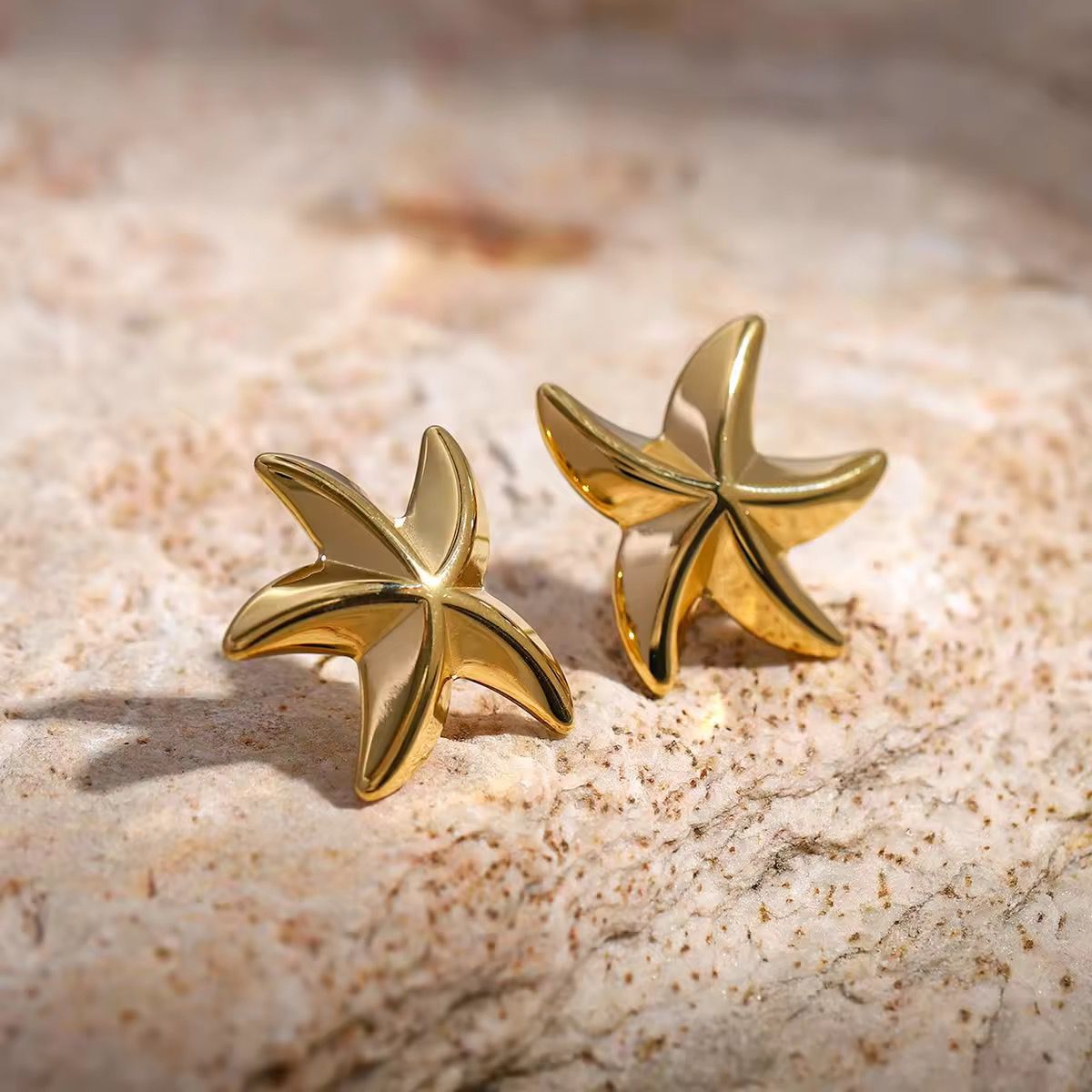 starfish stud earrings For Women