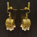 Traditional Antique Gold Jhumki