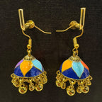 The Multan Blossom Meenakari Jhumkas