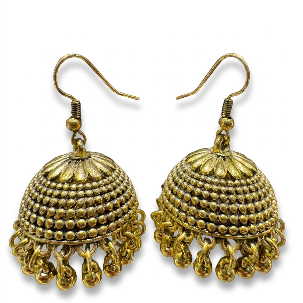 Exquisite Palace Pattern Jhumkas