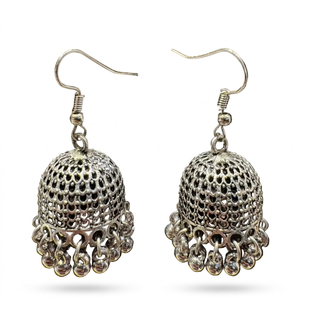 Unique Silver Color Small jhumka