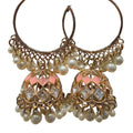 Midnight Pearl Jhumkas For Women