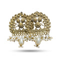Antique Gold Triangle Shape Earrings