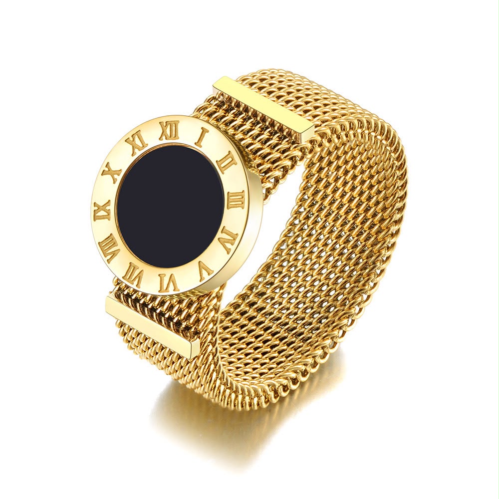 Original Design Roman Numerals Network Chain Rings