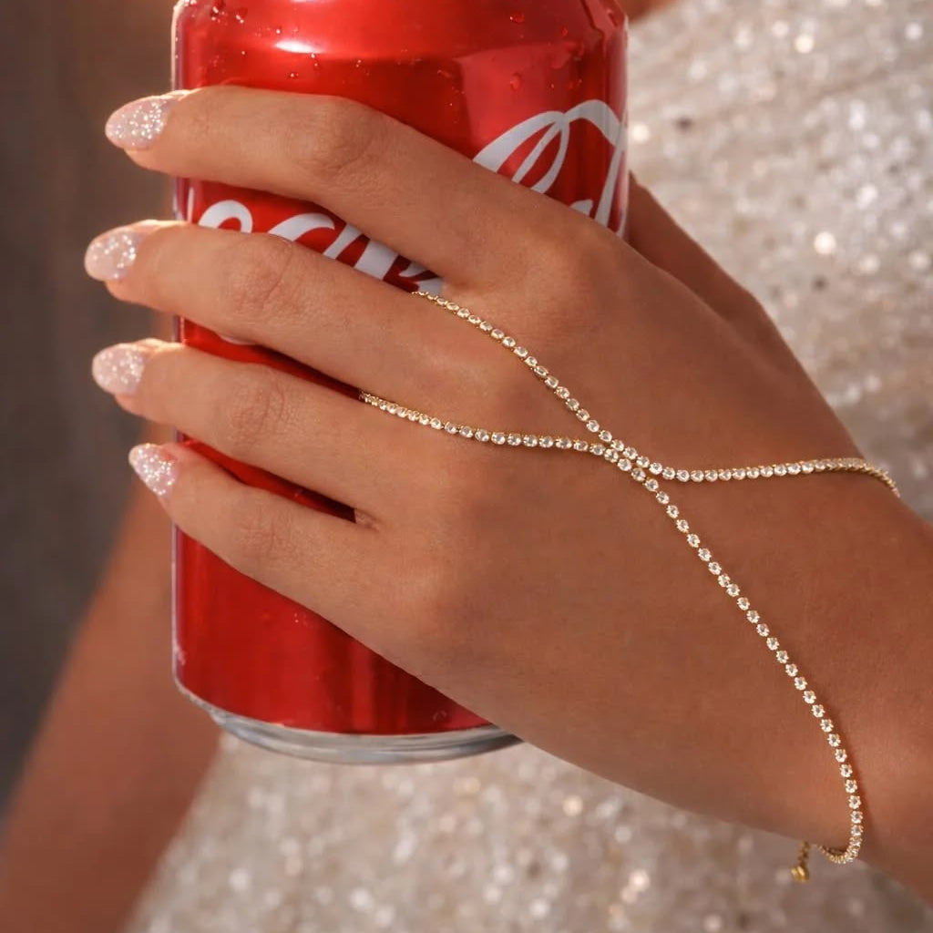 Amelia Zirconia Hand Chain
