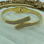 Studded Open Cuff Bracelet For Women