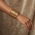 Open Cuff Bold twist -Bracelet