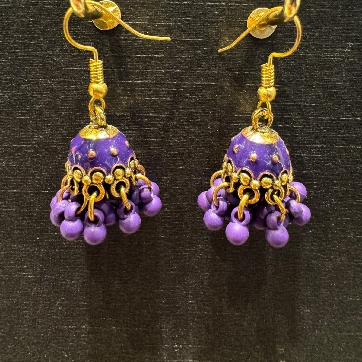 bell-shaped or dome-shaped Jhumka