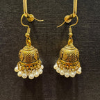 Antique-Style Golden Jhumka For Women