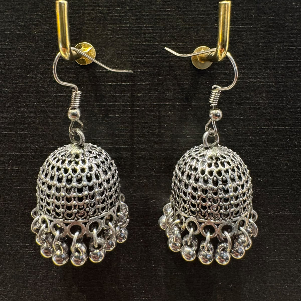 Unique Silver Color Small jhumka