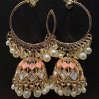Midnight Pearl Jhumkas For Women