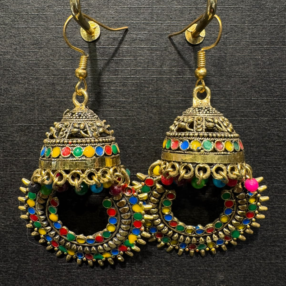Traditional Ethnic Jhumka Hoop Earrings