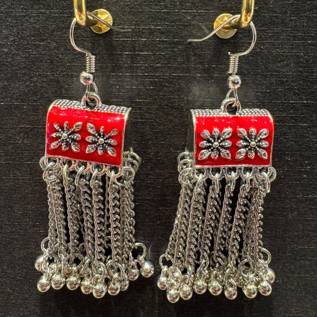 Kashmiri Heritage Chain Danglers