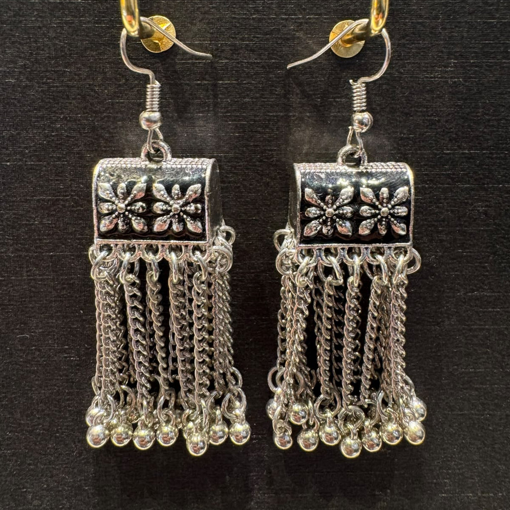 Kashmiri Heritage Chain Danglers