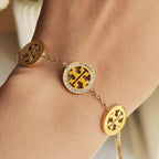 Stainless Steel Tory Burch Style Bracelet