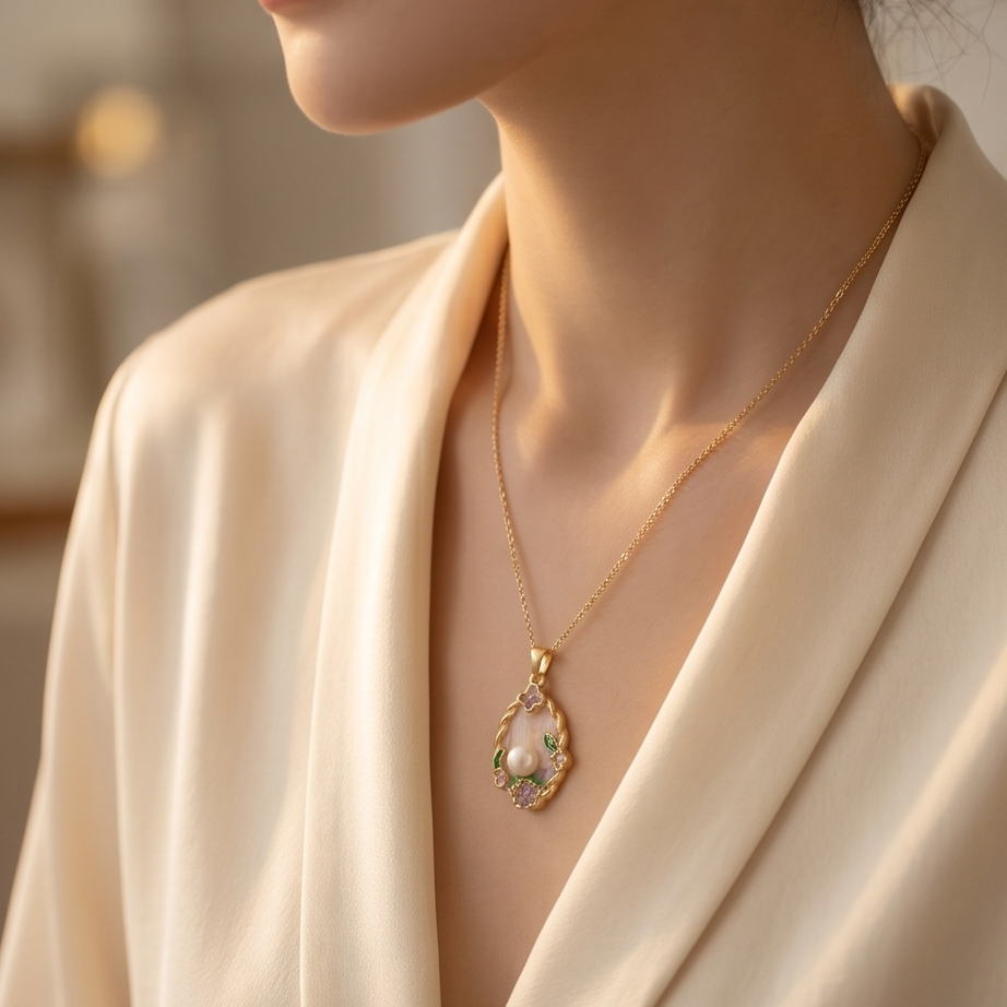 Blooming in Ombre Necklace For Women