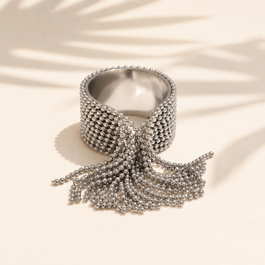 Krystelle Gold Tassel Ring