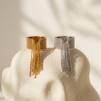Krystelle Gold Tassel Ring