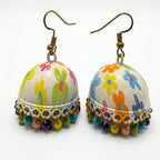 Meenakari bell jhumka For Women