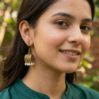 Traditional Antique Gold Jhumki