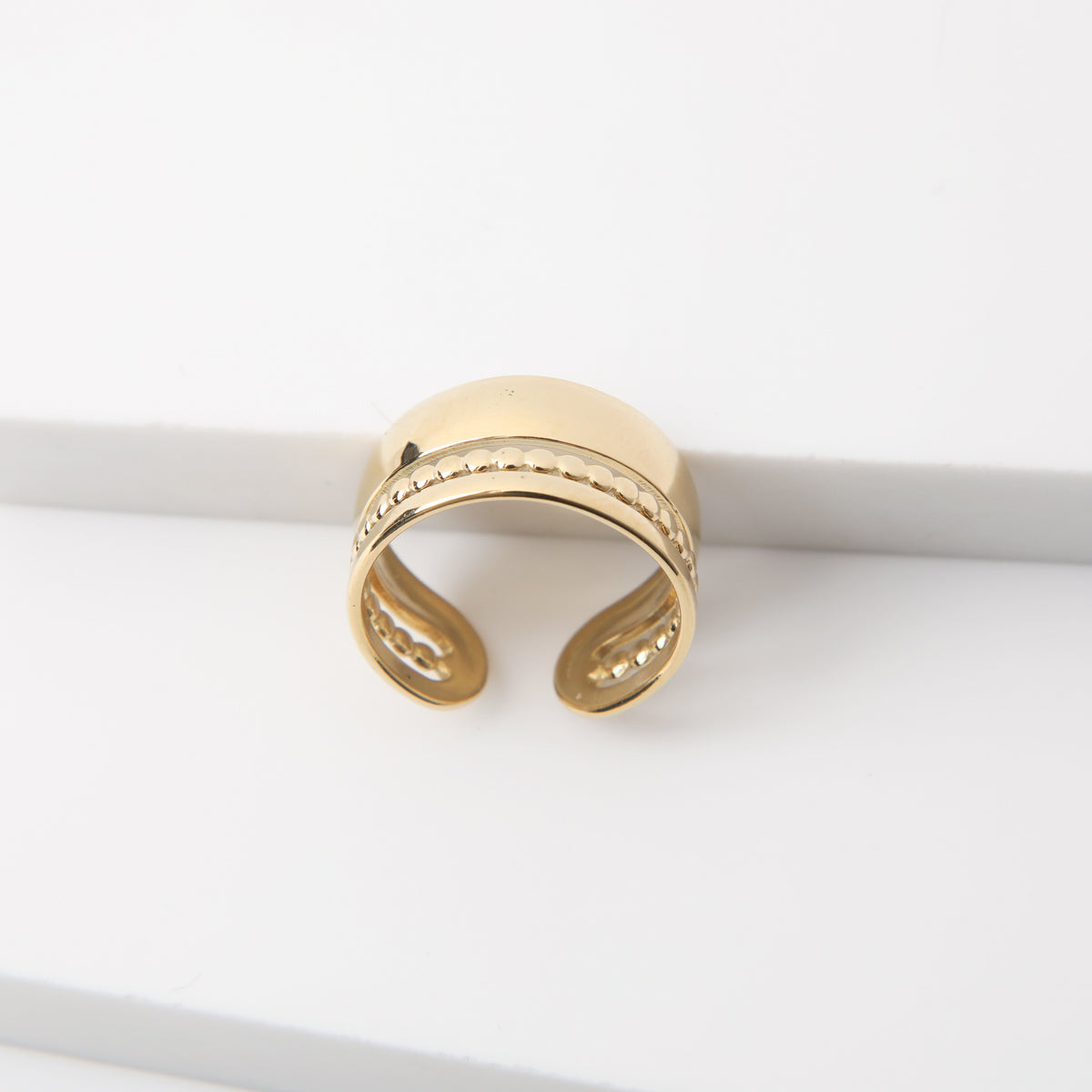 C-Shaped Stainless Steel Ring, Suitable for Men And Women