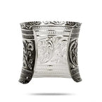 intricate embossed and floral patterns