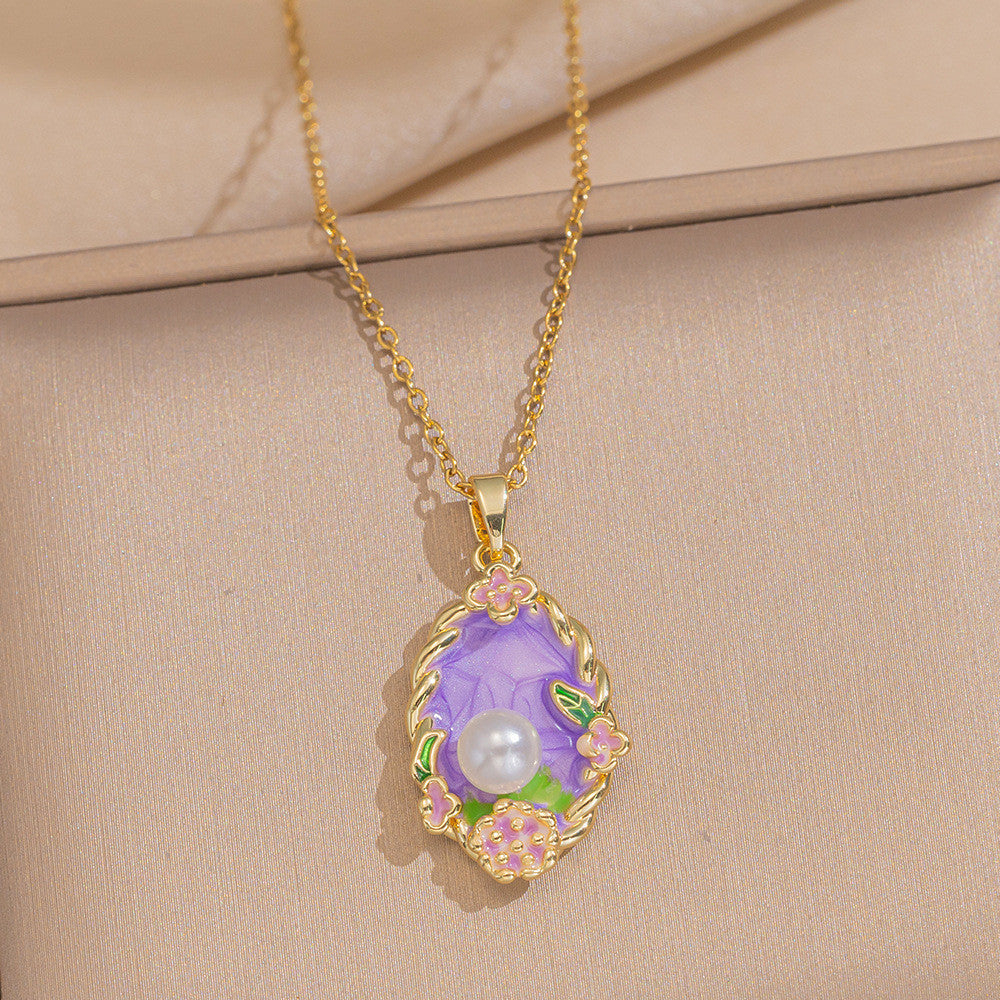 Blooming in Ombre Necklace For Women