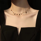 Steel Clavicle Chain Geometric Necklace