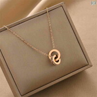 Elegant Crystal Circle Choker Fashion Roman Digital