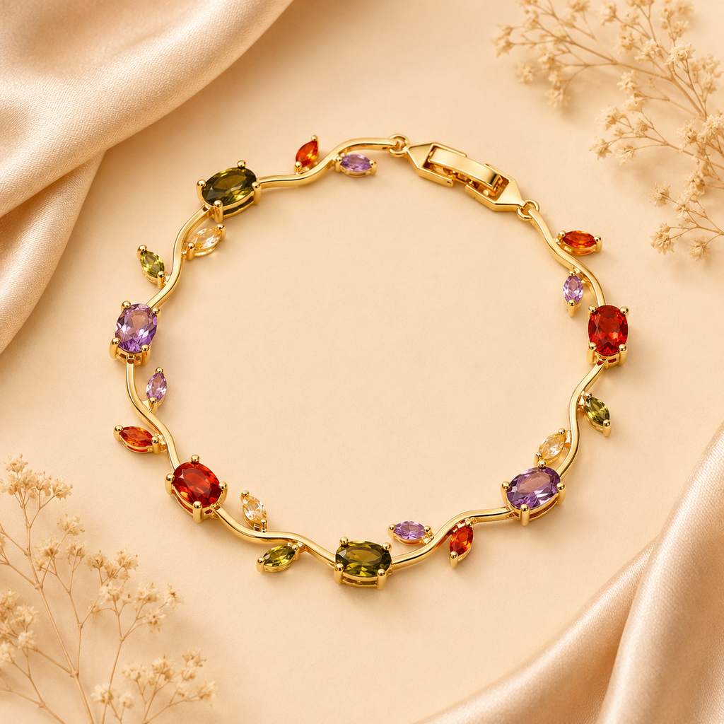 Elegant Tulip Flower Bracelet